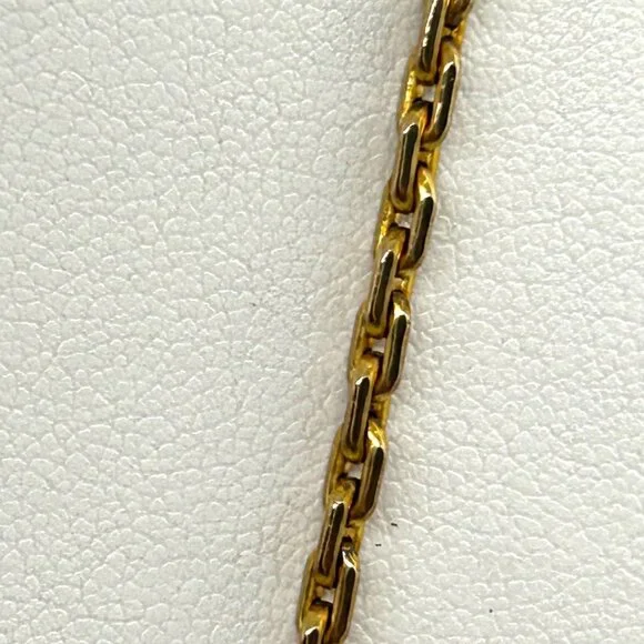 Tutankhamun Gold-tone Coin Pendant Necklace Egyptian Symbols & Greek Key Border - Picture 10 of 14